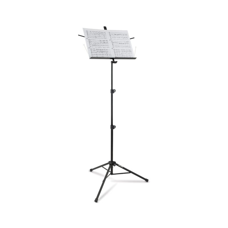 OnStage On-Stage SM7222BB Tripod-Base Sheet Music Stand with Bag (Portable, Folding Sheet Music Setup, Adjustable Height and Angle, Heavy-Duty Tubular Legs, Nonslip Rubber Feet, Metal, Black) - Image 5